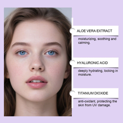 Lightweight Natural Foundation Concealer Moisturizing Makeup Fit Hydrating BB Cream