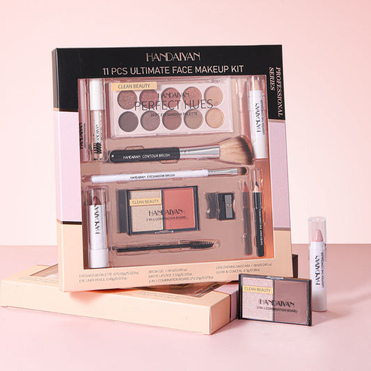 11-piece Set Of Makeup For Beginners Boxes Lipstick Kit